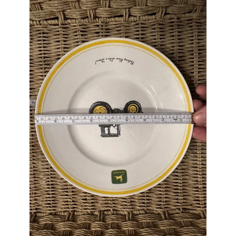 Vtg John Deere Plate Nothing Runs Like A Deere 9